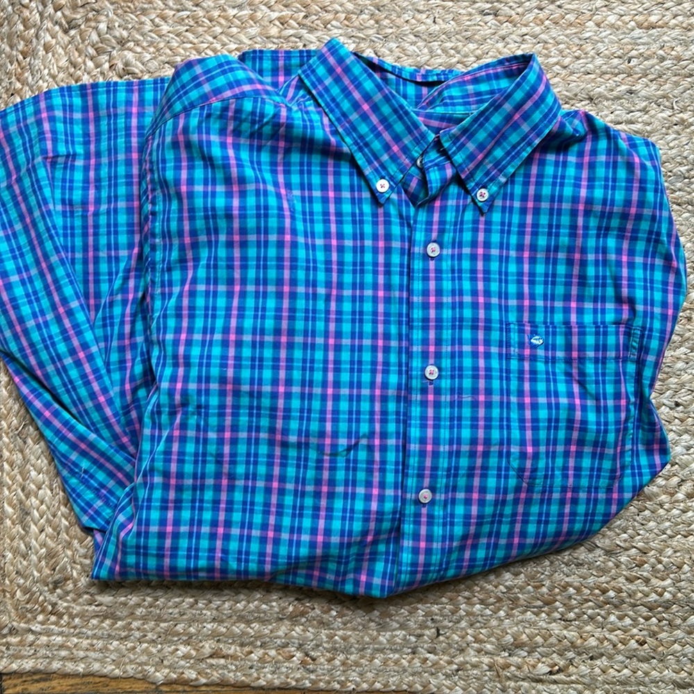 Southern Tide Classic fit Cotton Long sleeve Button Down Shirt
